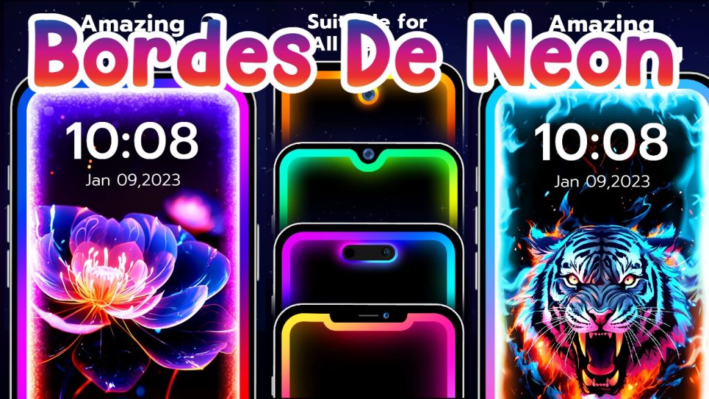 bordes de neon