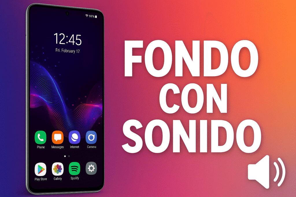 fondo con sonido