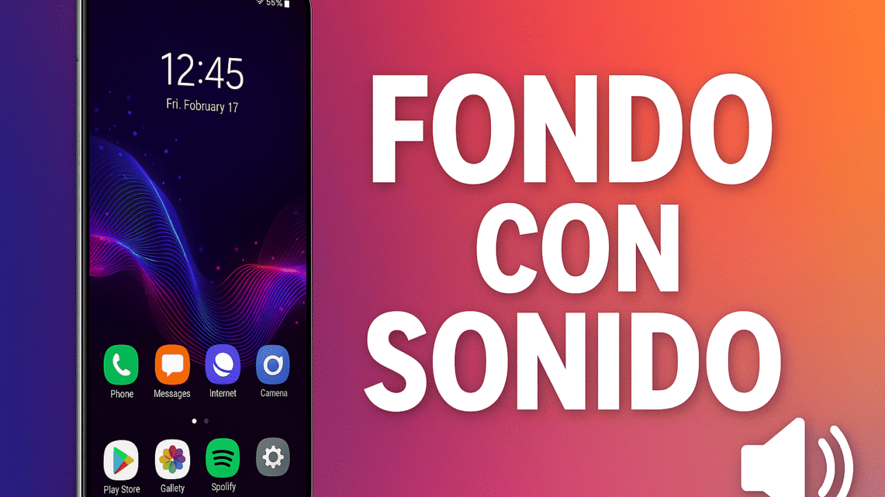 fondo con sonido
