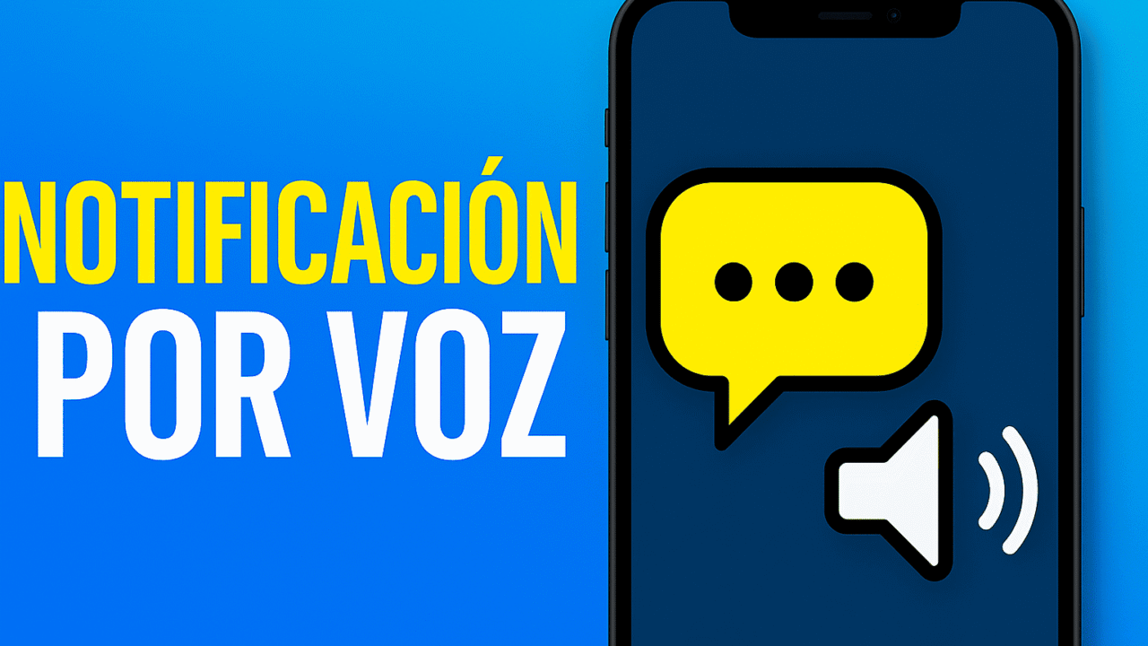 notificación por voz
